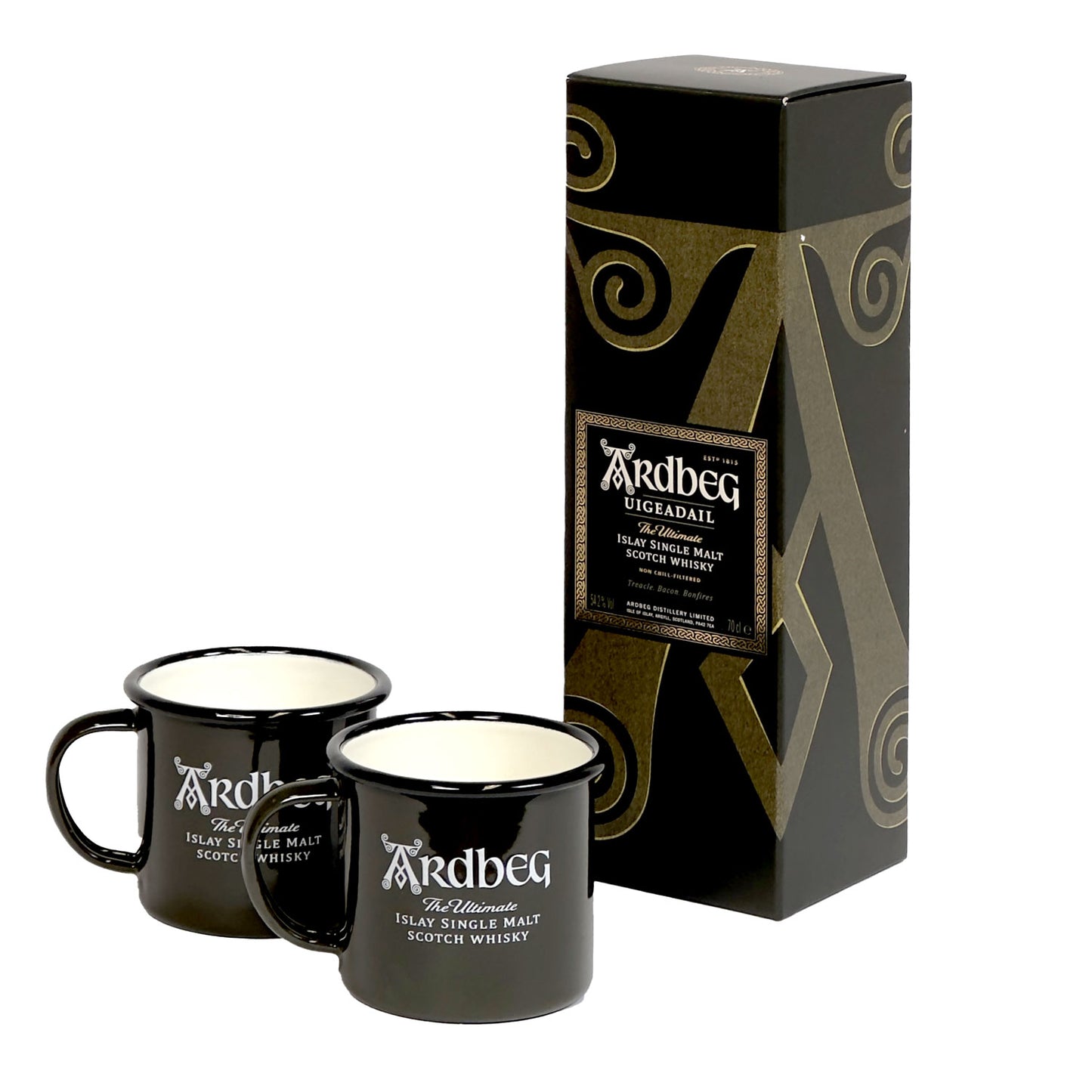 Ardbeg Uigeadail with Mugs